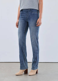 Fdj - Pilar Pull-on Straight Leg Denim Jeans