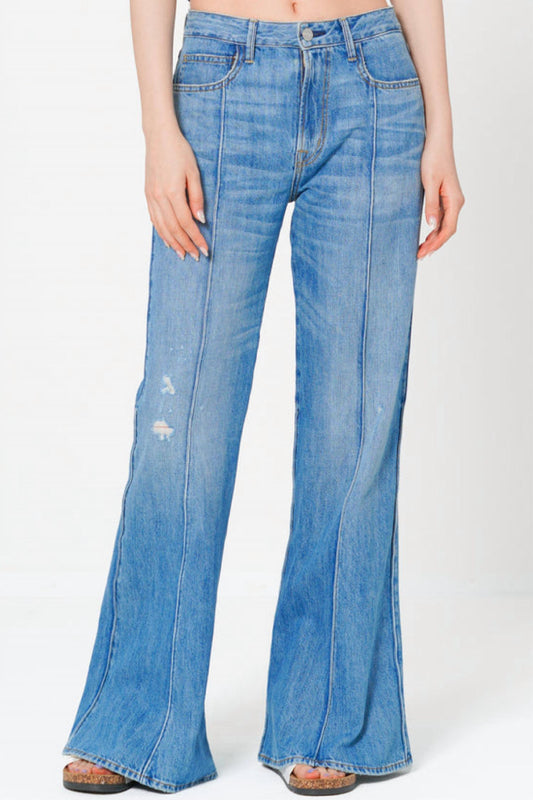 Noend - Women's Winona Wide Flare Jeans