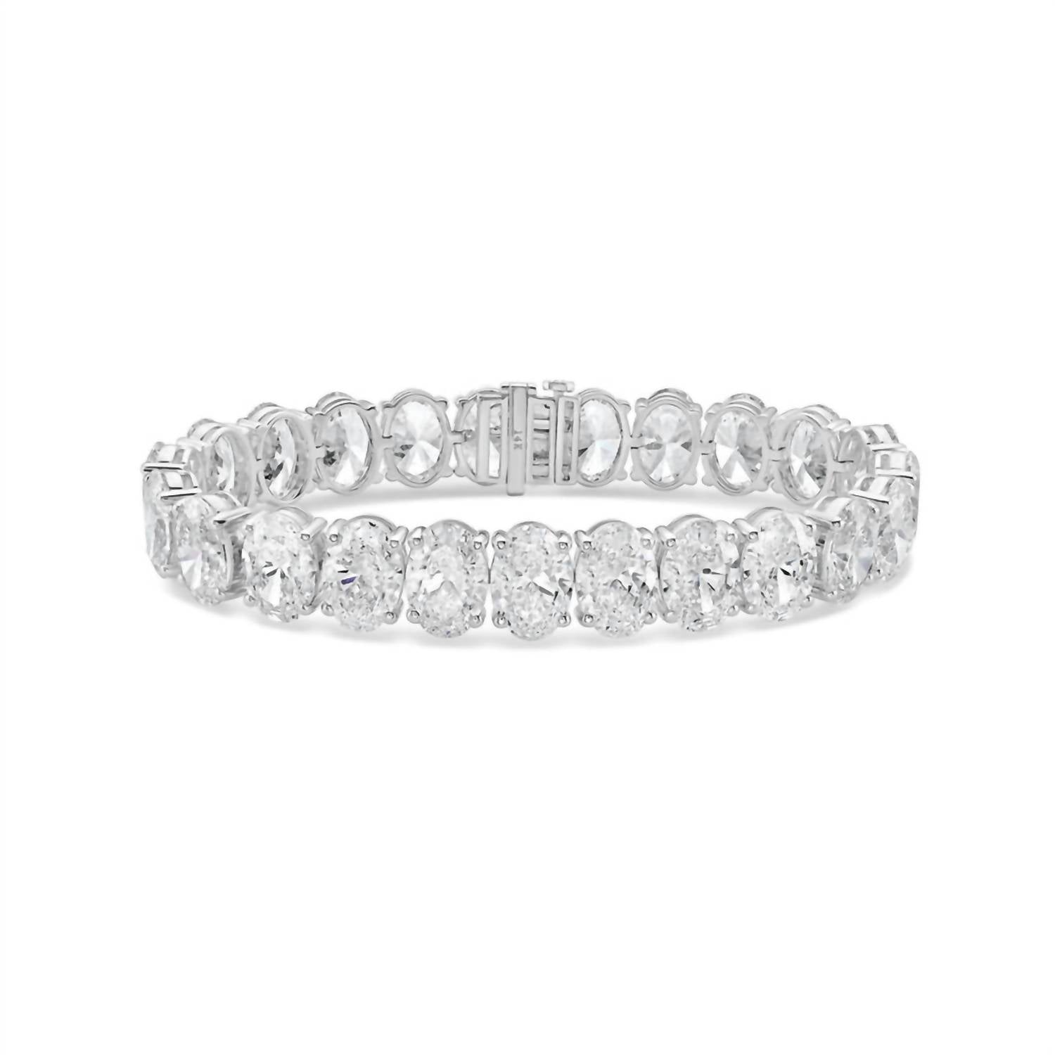 Diana M Jewels - Women's Rare 48 Carat Diamond Tennis Bracelet