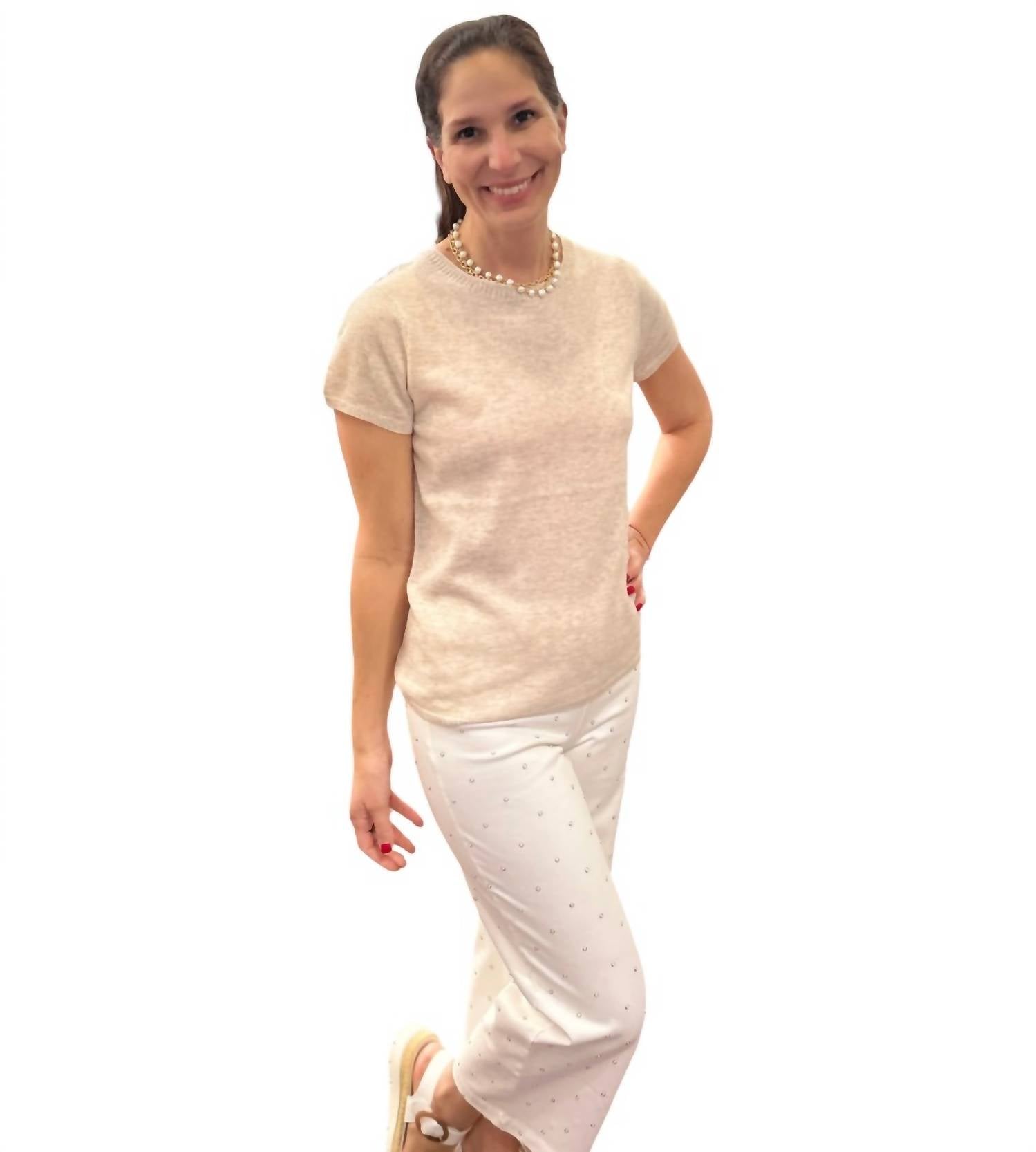 Incashmere - Cashmere Luxury Crew Neck Tee