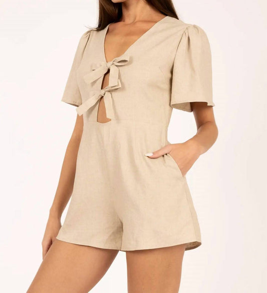 Elle Grey - Petra V-neck Romper