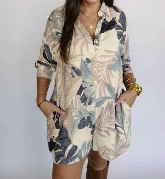 Illa Illa - Printed Button Front Romper
