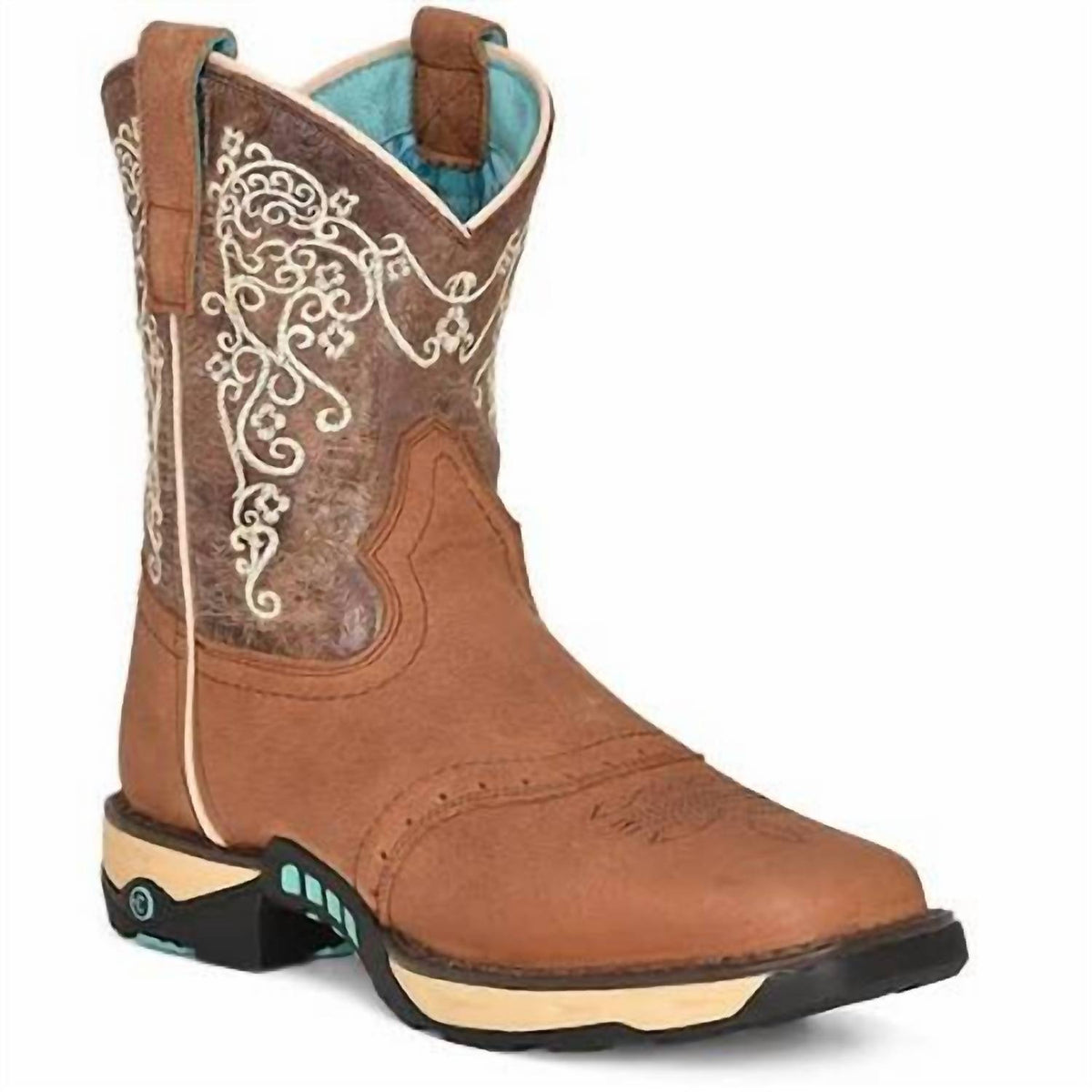 Corral - Women's Leather Square Toe Pull On Western Boots