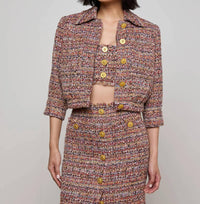 L'Agence - Jia Crop 3/4 Sleeve Jacket