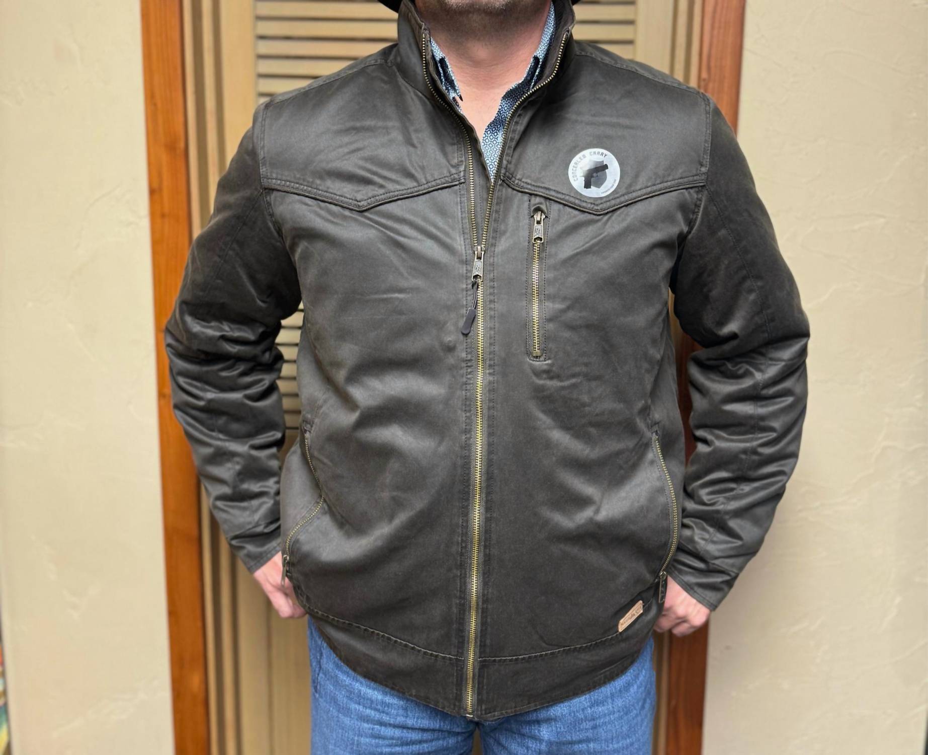 Panhandle - Conceal Carry Oil Skin Canvas Jacket