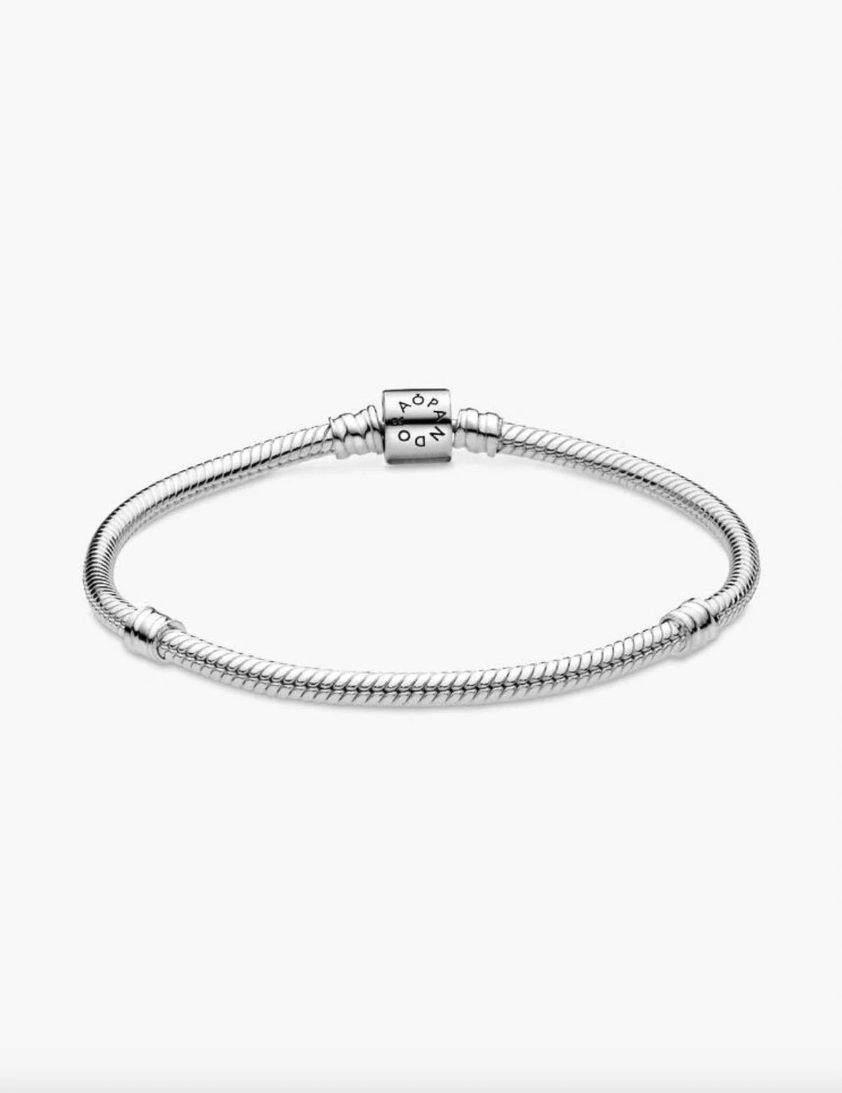 Pandora - Women's Moments Barrel Clasp Snake Chain Bracelet