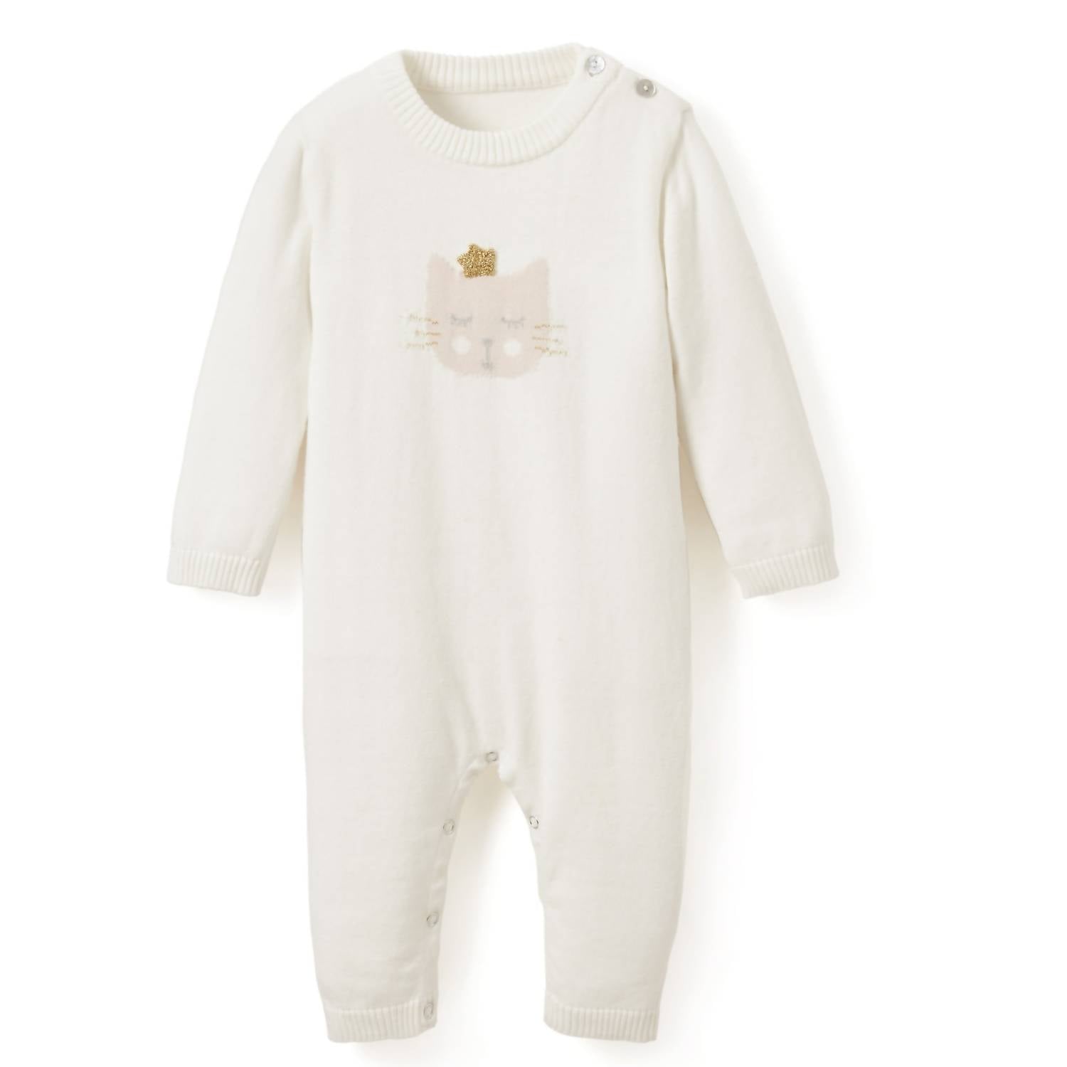 Elegant Baby - Baby Girls Princess Kitty Romper
