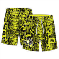 New Era - Men's New Era Pittsburgh Pirates Summer Pop Shorts