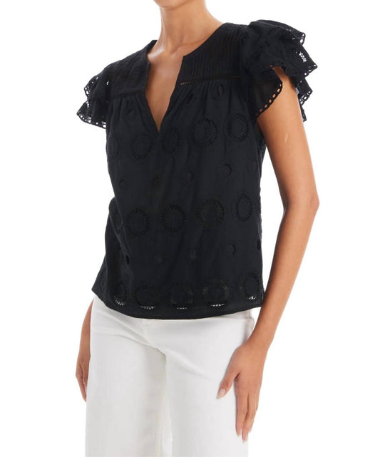 Allison New York - Eyelet Alicia Top