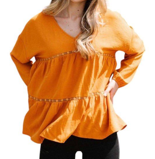 Oddi - Pumpkin Spice Blouse