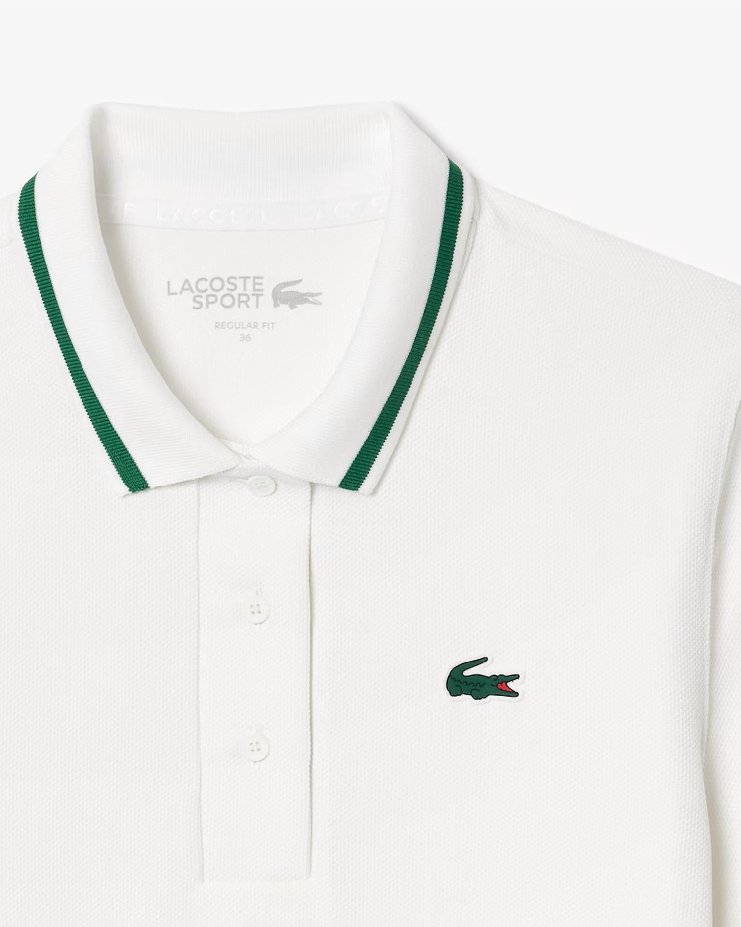 Lacoste - Uv Protect Stripe Collar Tennis Polo