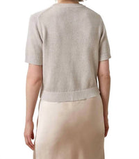 Lilla P - Women's Short Sleeve Sparkle Top