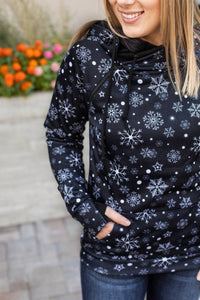 Michelle Mae - Midnight Snowflake Double Hoodie
