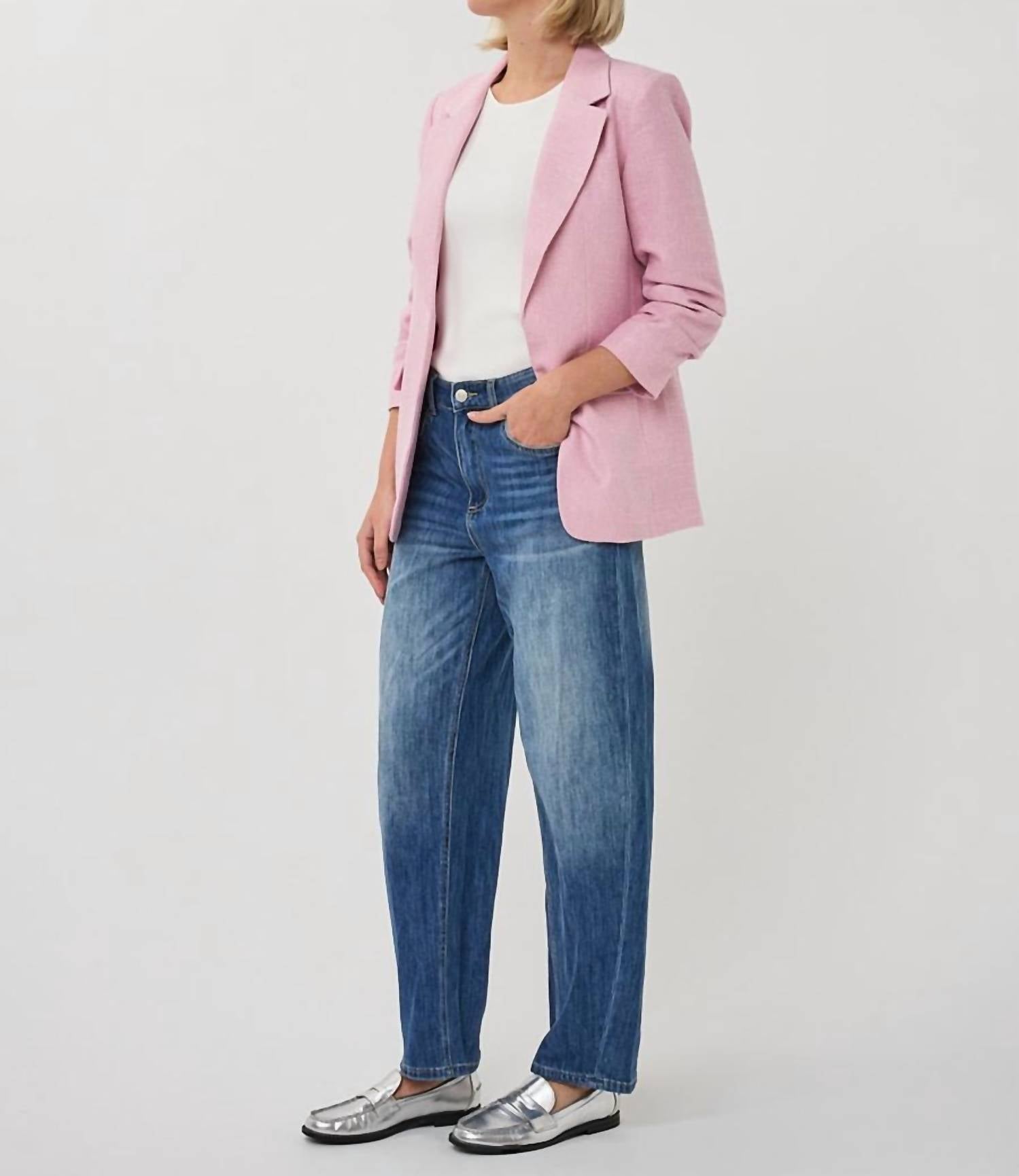 Esqualo - Linen Look Blazer