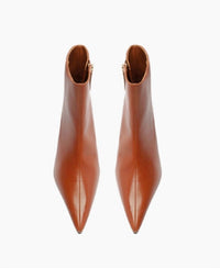 SCHUTZ WOMEN'S MIKKI MID BOOTIES in miele - women's shoe - detail view