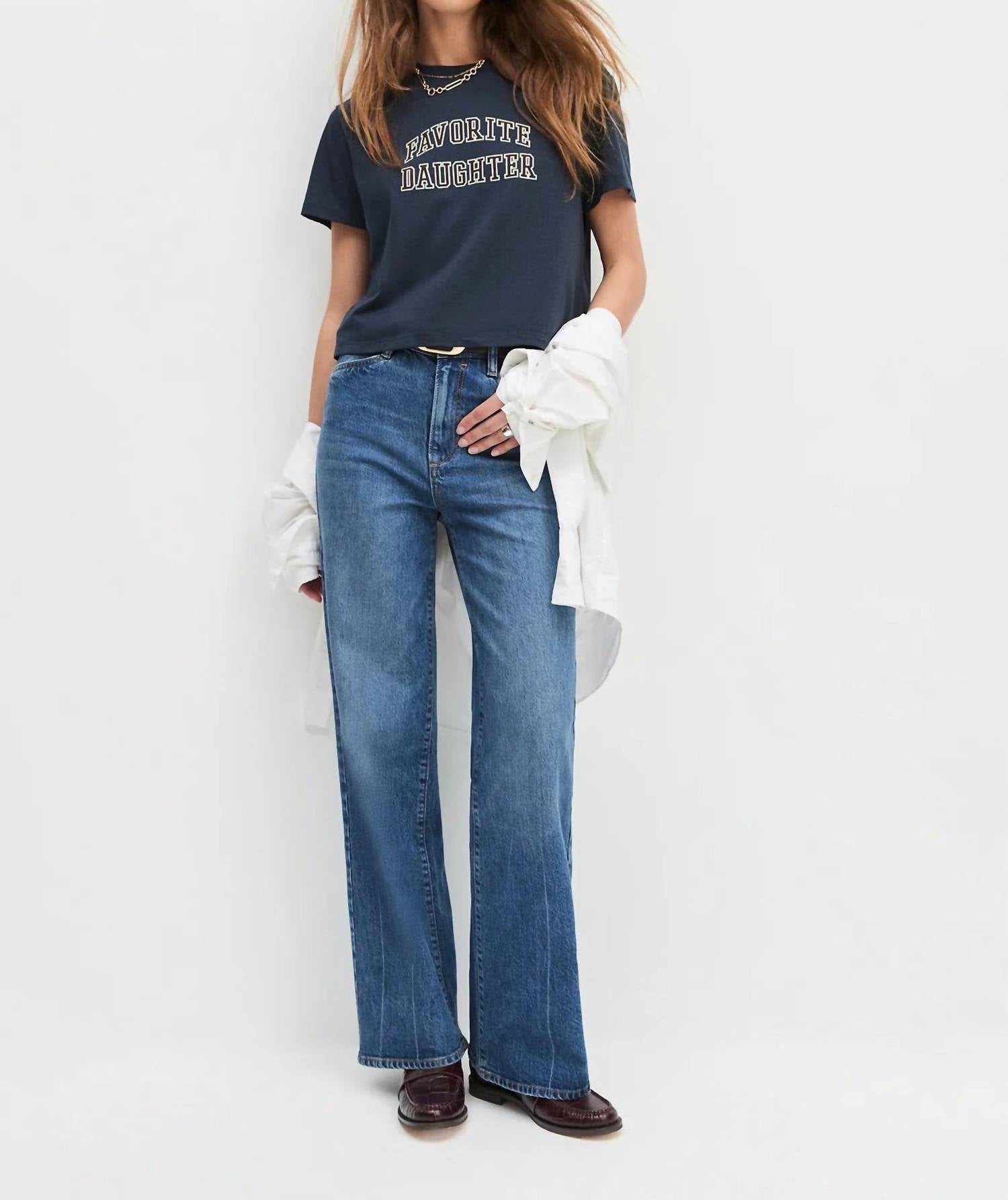Favorite Daughter - Campbell Super High Rise Wide Leg Jean