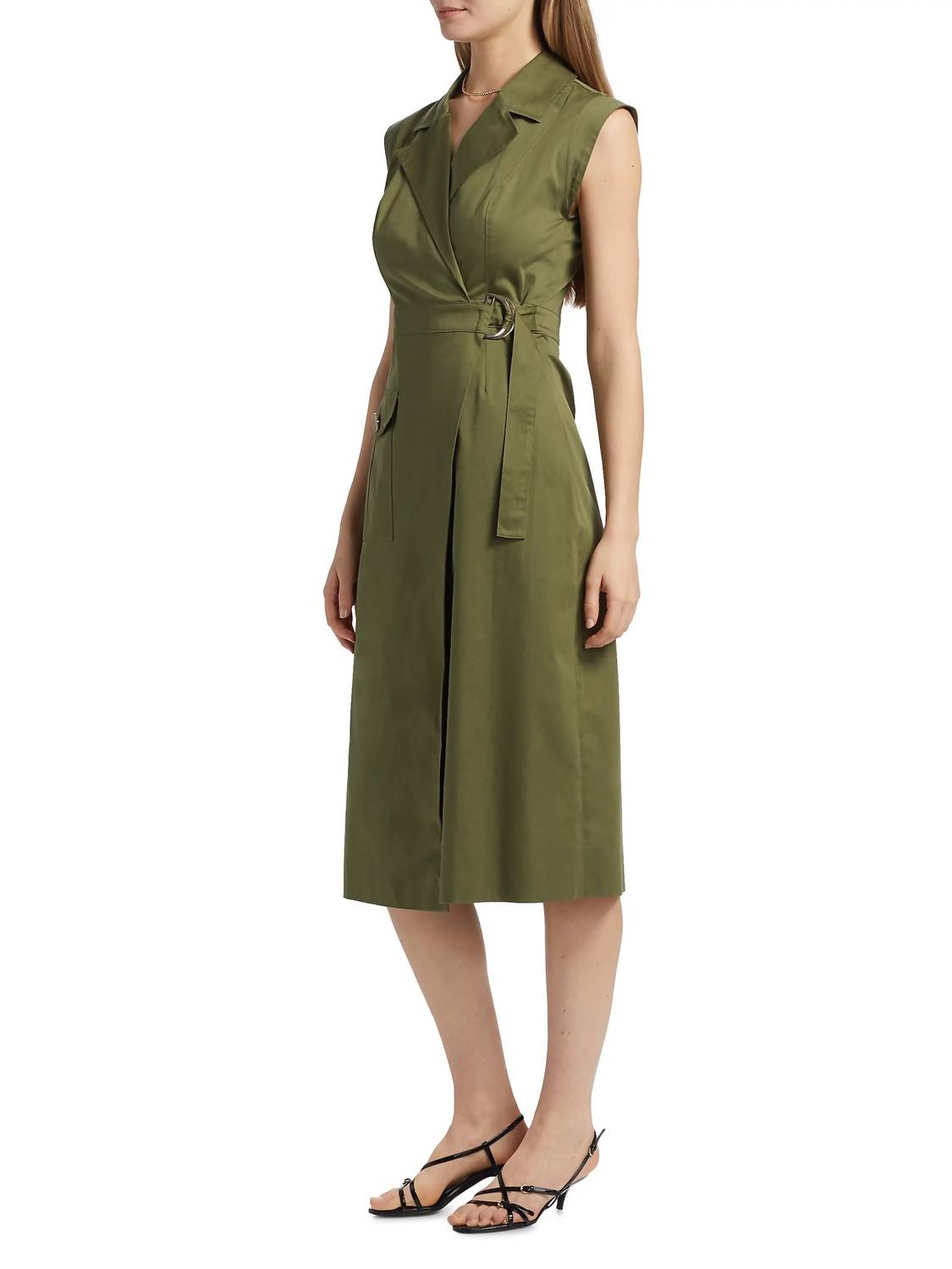 Toccin - Silvia Safari Wrap Midi Dress