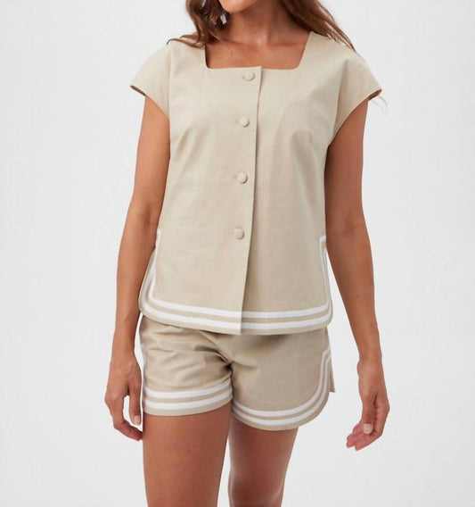 Trina Turk - Valence Cap Sleeve Top