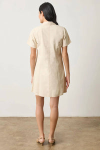 Lilla P - TWILLED PANELED SHIRT DRESS