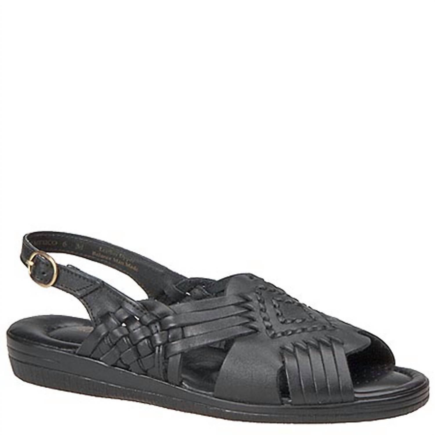 Softspots Women's Tela Slingback Sandals in black - women's sandal