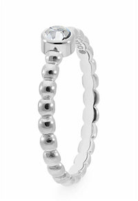 Qudo Women's Spacer Matino Deluxe Ring in silver - women's jewelry