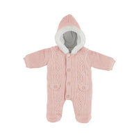 Mayoral - Baby Girls Knit Footed Coverall