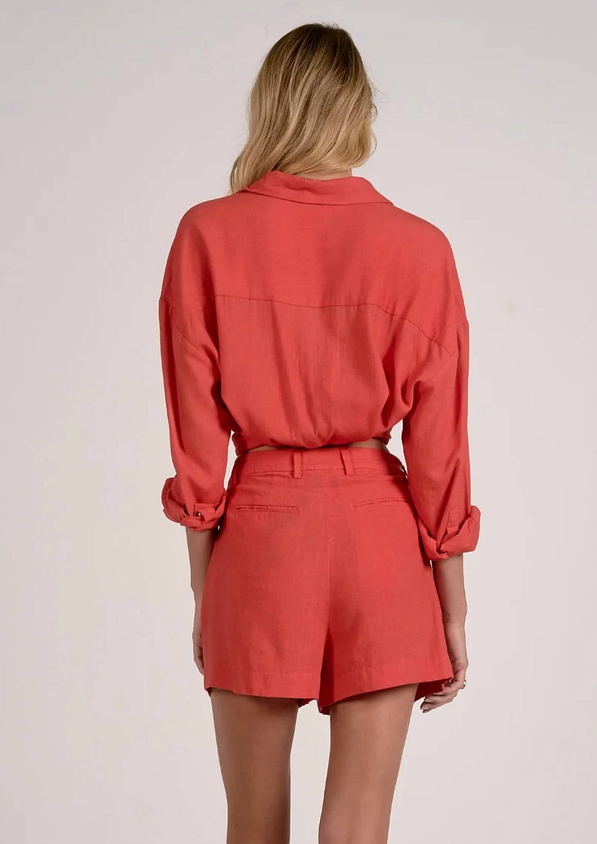 Elan - Women's Tailored High Rise Shorts