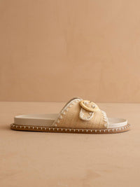 Oasis Society - Women's The Sunnie Buckle Slide Slippers