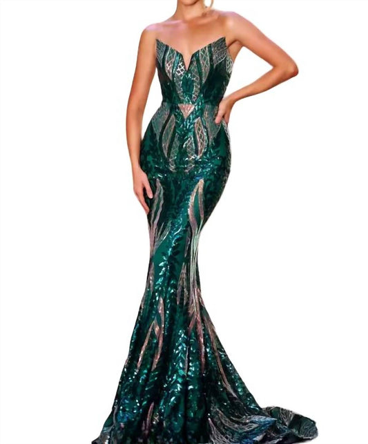 Portia&Scarlett - Mermaid Sweetheart Maxi Dress