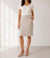 Renuar - Coastal Breeze Pull-On Skirt