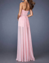 La Femme - Strapless Prom Dress