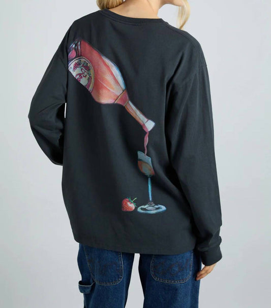 Damson Madder - Rose Wine Long Sleeve Tee