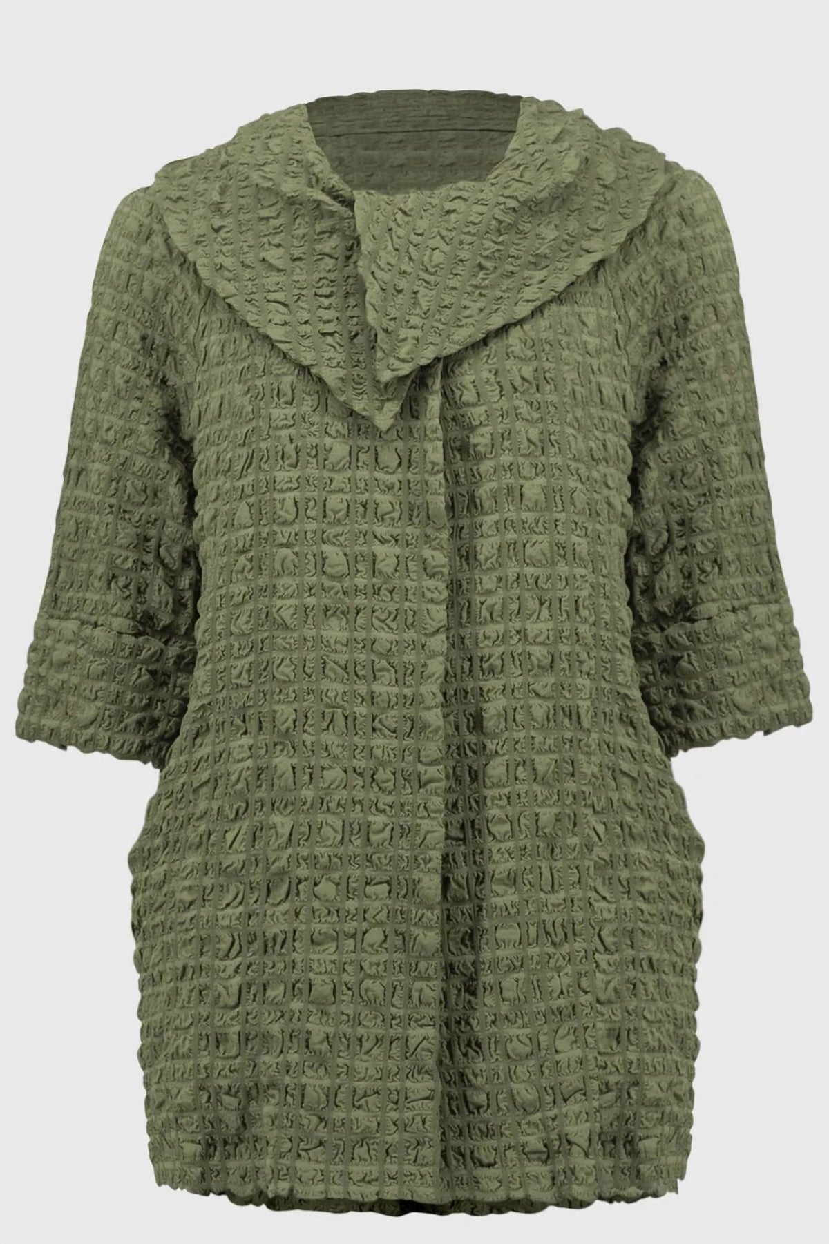 Joseph Ribkoff - Textured Cowl Neck Jacket