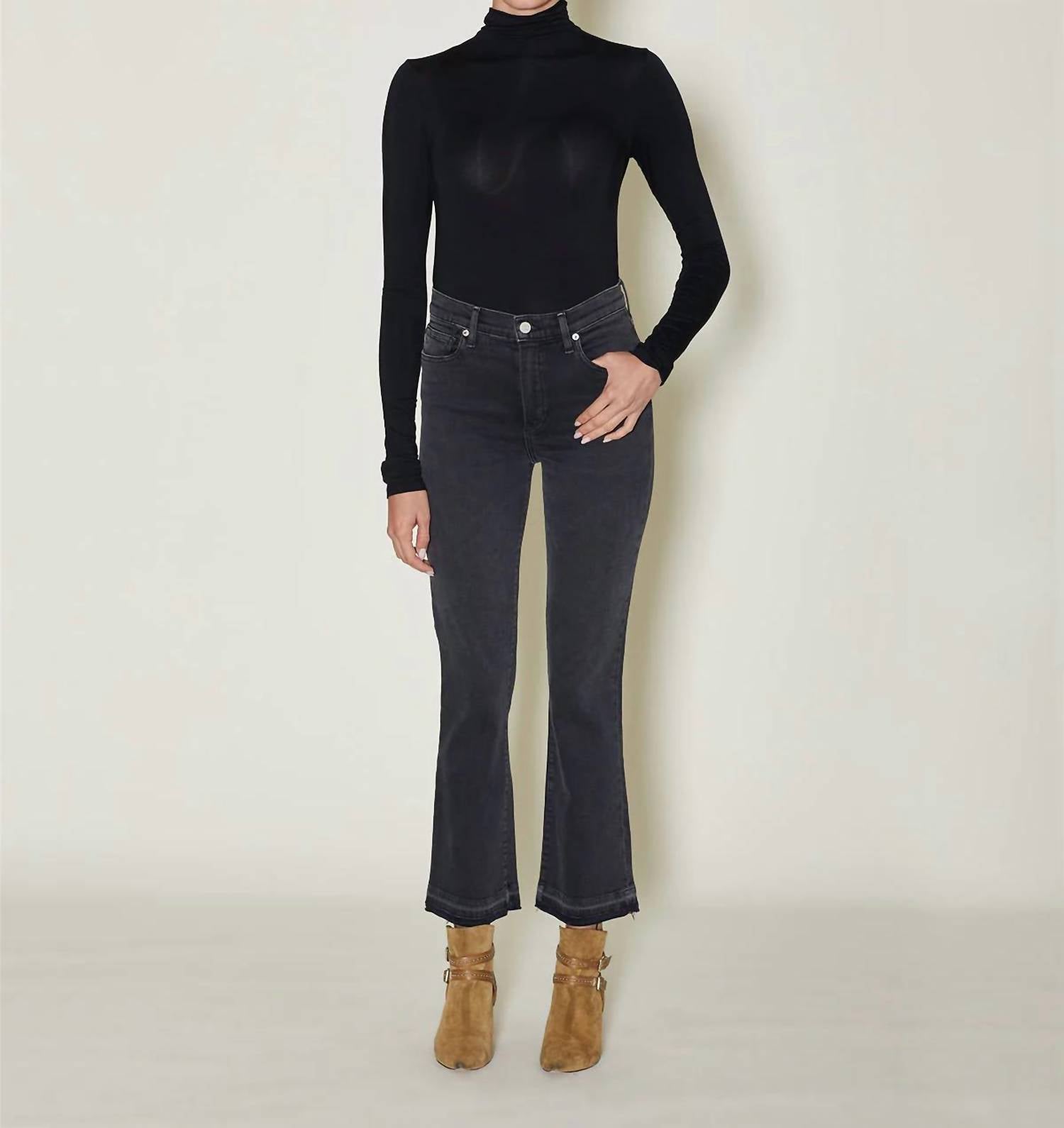 Le Jean - Bella Crop Flare Jeans