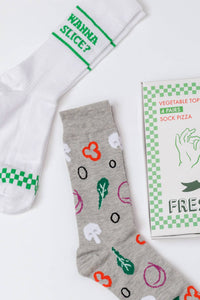 123 Amore - Women's Veggie Pizza 4-Set Sock