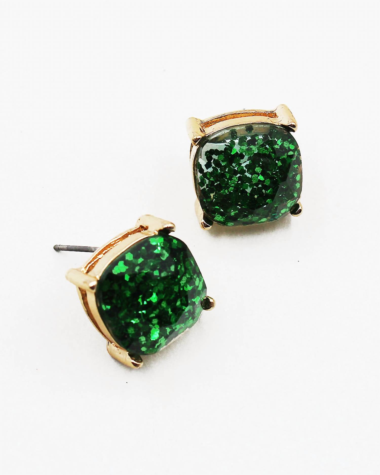 White Label - Women's Glitter Studs Earrings