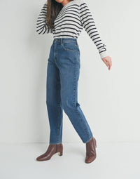 Just Black Denim - Tapered Barrel Jeans