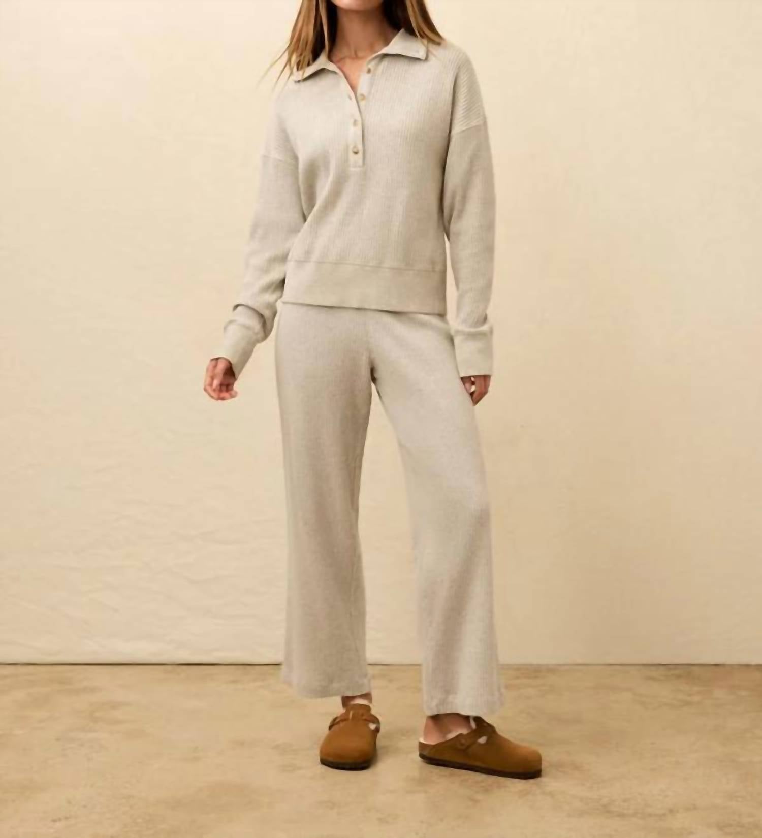 Faherty - Apres Waffle Henley Top