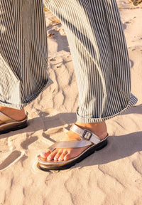 L'Amour Des Pieds - Women's Alanza Leather Sandal