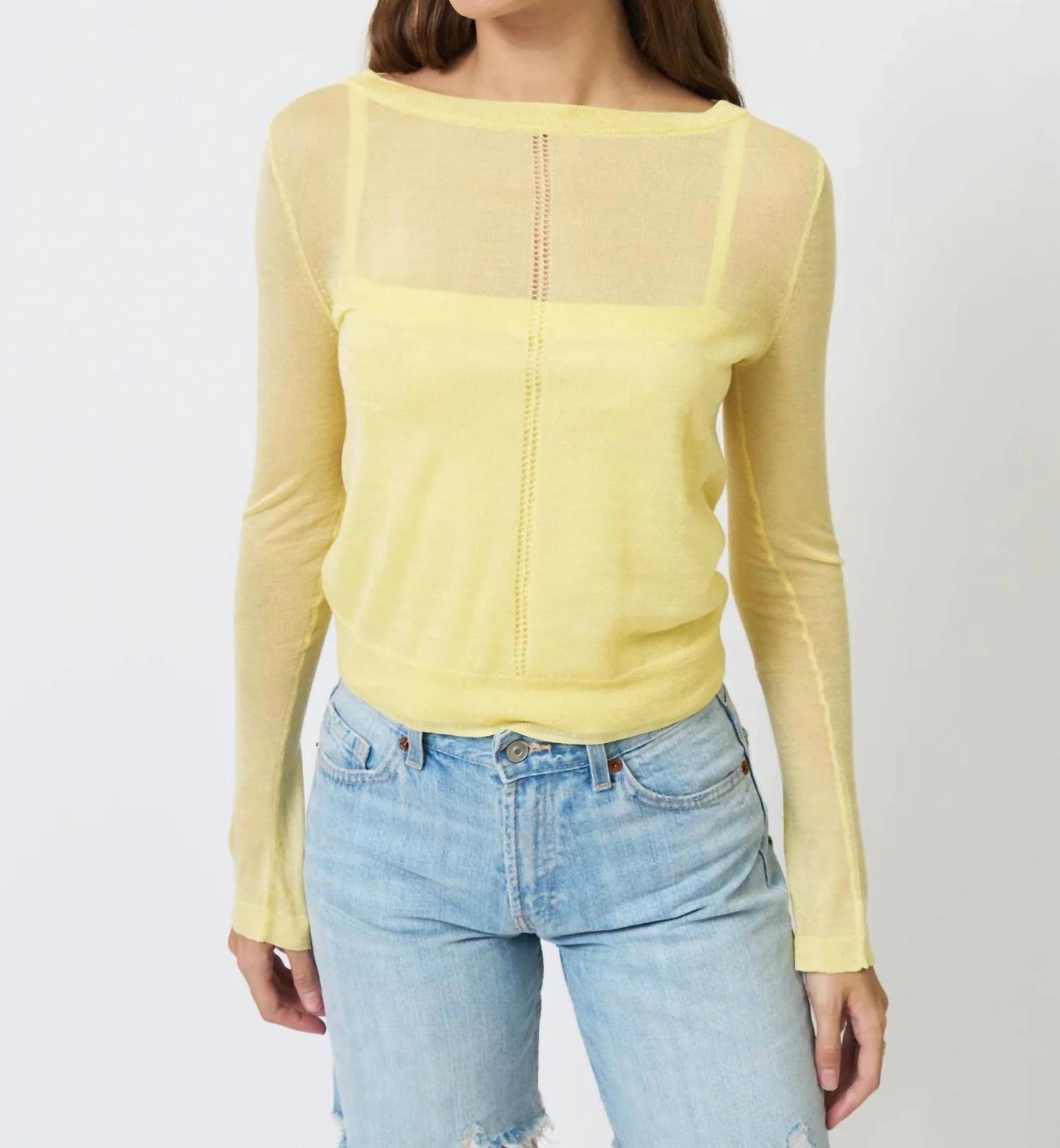 Central Park West - Brooklyn Double Layer Knit Top