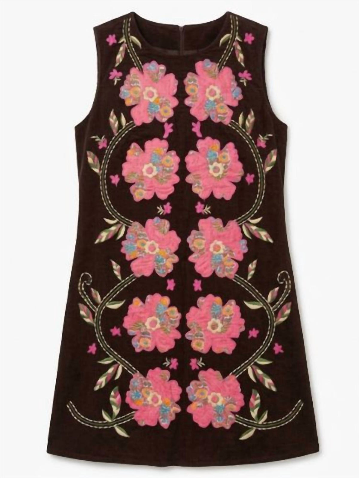 Thml - Women's Floral Embroidered Cord Dress