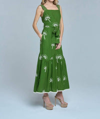 Ciebon - Sadira Embroidered Midi Dress
