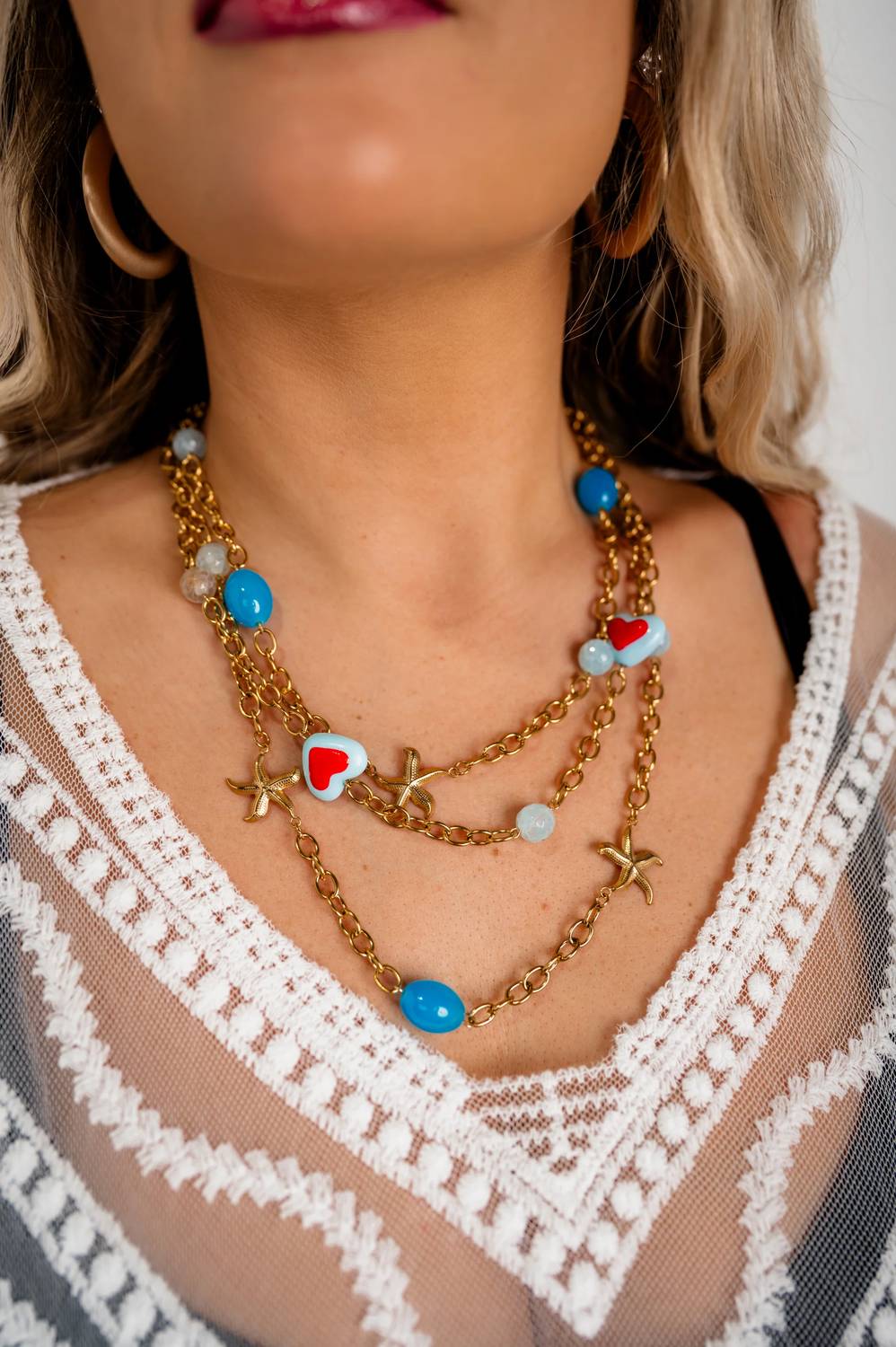 Treasure Jewels - Women's Seaside Sweetheart Necklace