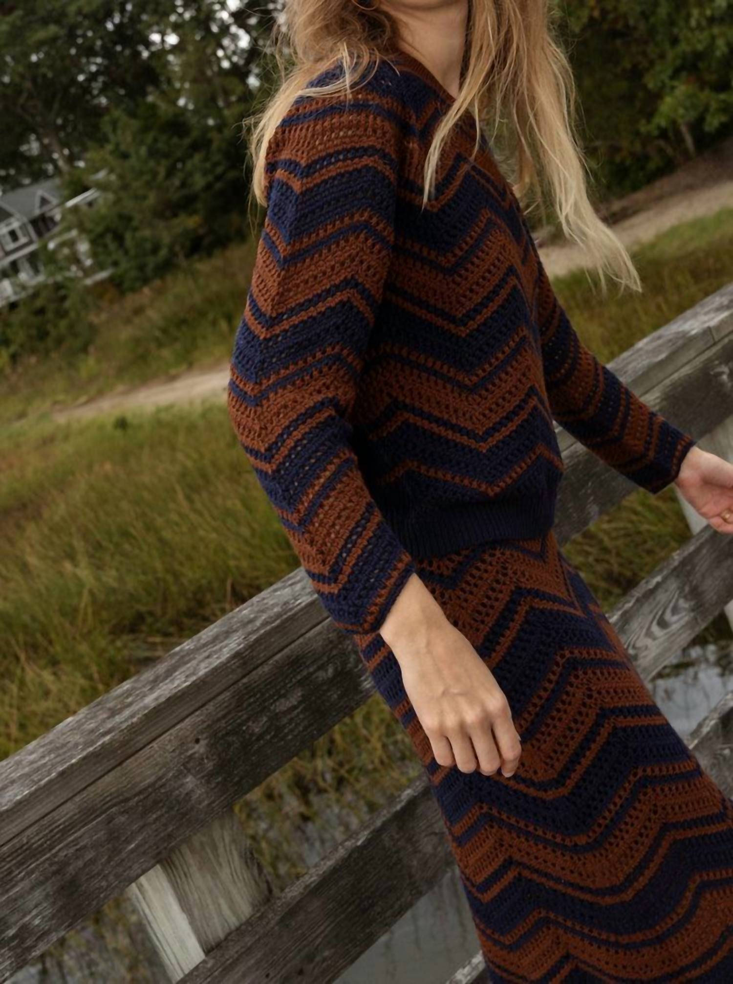 Cartolina Nantucket - Ruby Cotton Sweater