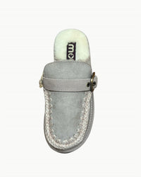 Mou - Women's Platform Suede Clog