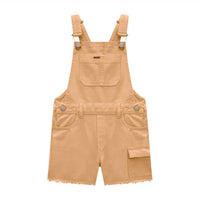 Milon - Girl's Frayed Detailing Overalls