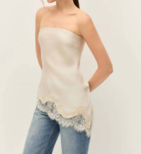 Elodie - Lacey Satin Top