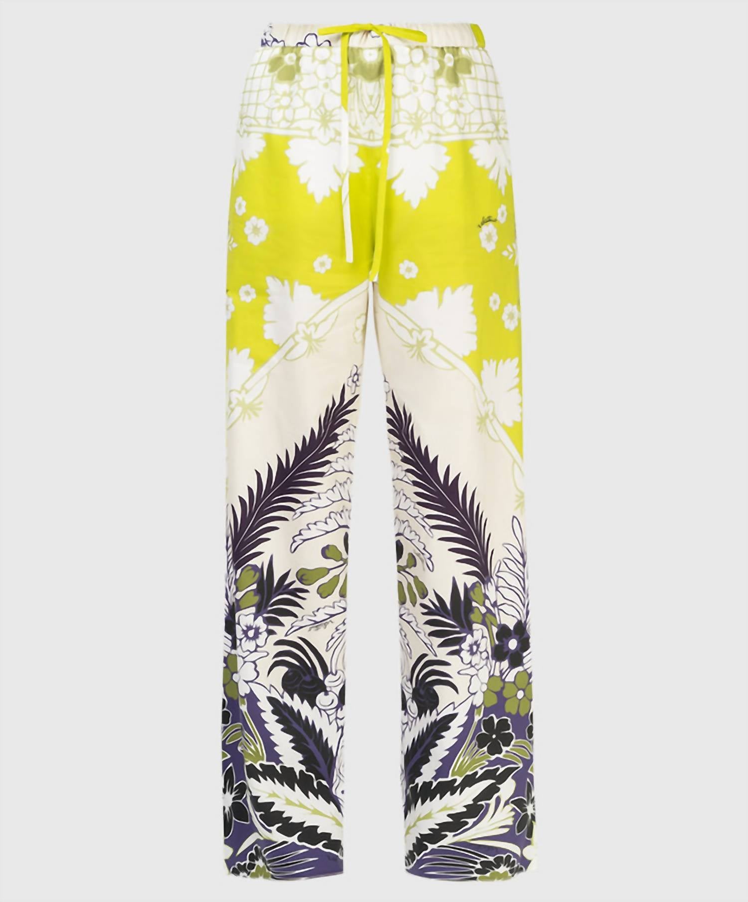 Valentino - Tropical World Arazzo Printed Pants