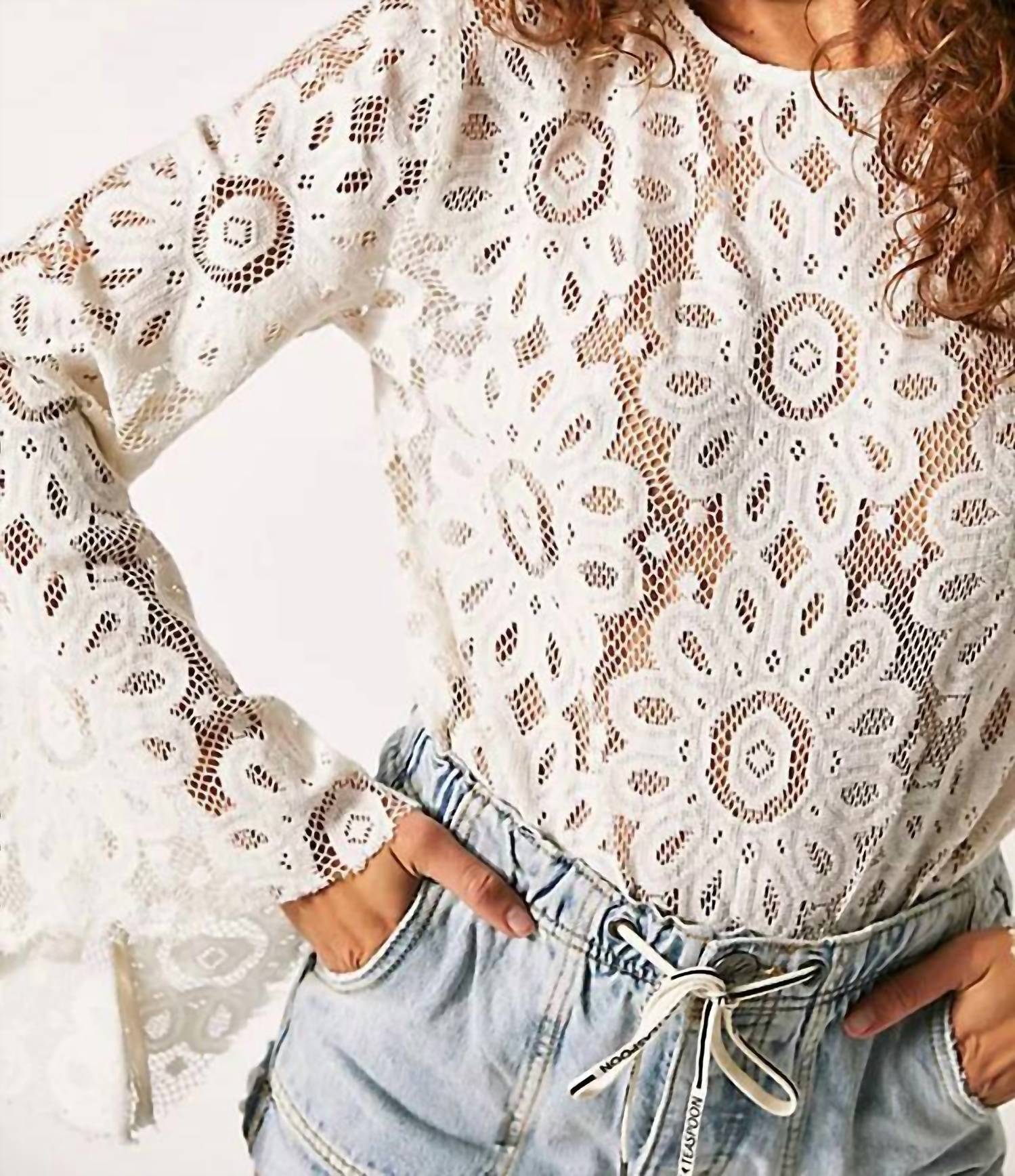 Free People - Intimately Lace Sheer Bodysuit