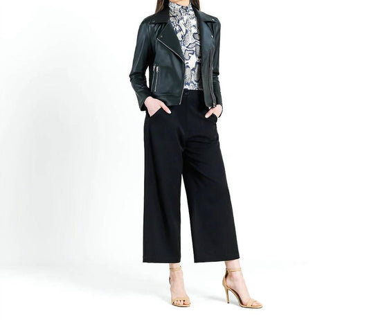 Clara Sunwoo - Liquid Leather Moto Jacket